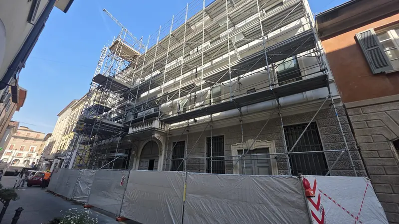 Lavori in contrada del Cavalletto - © www.giornaledibrescia.it