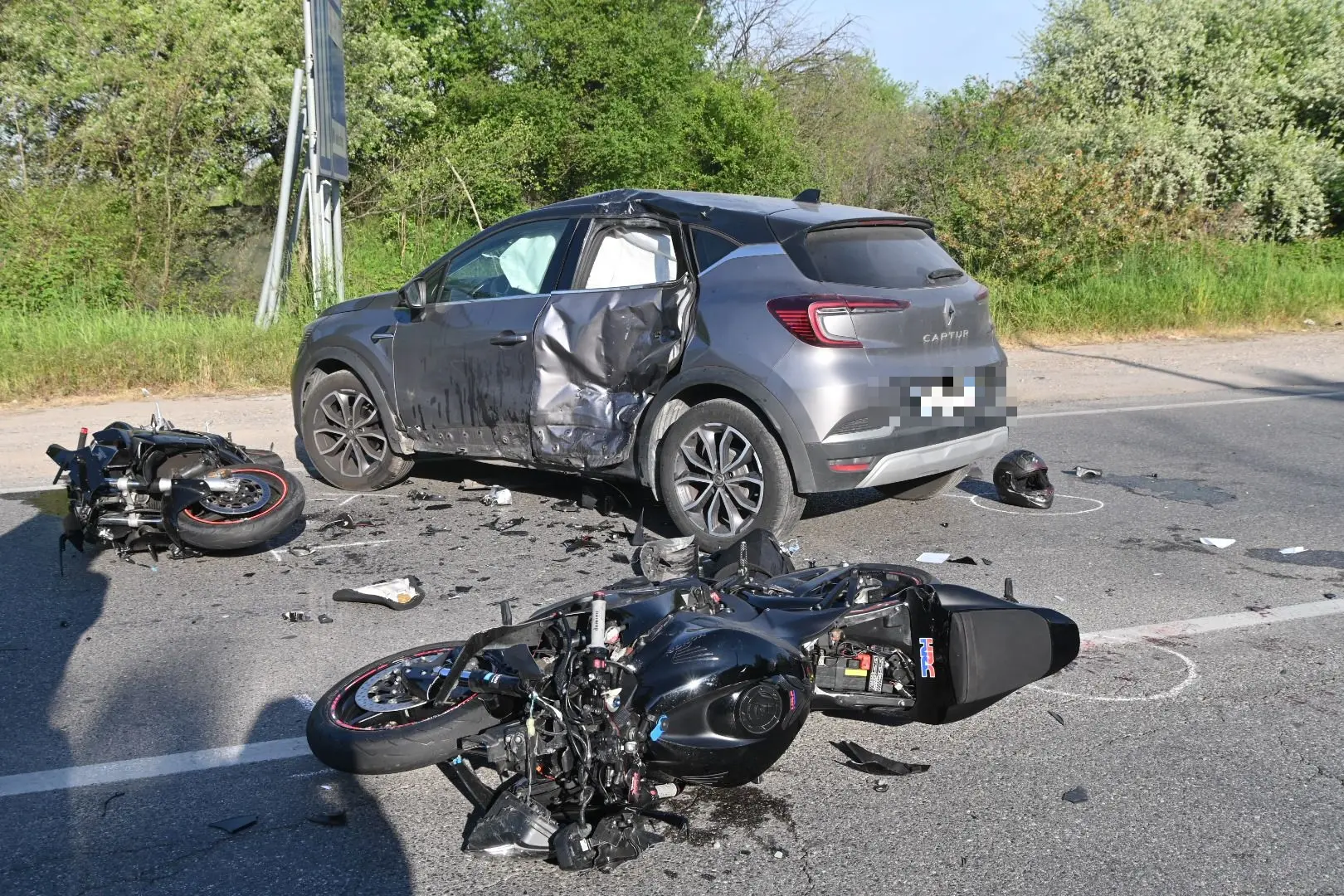 Il grave incidente in via Serenissima