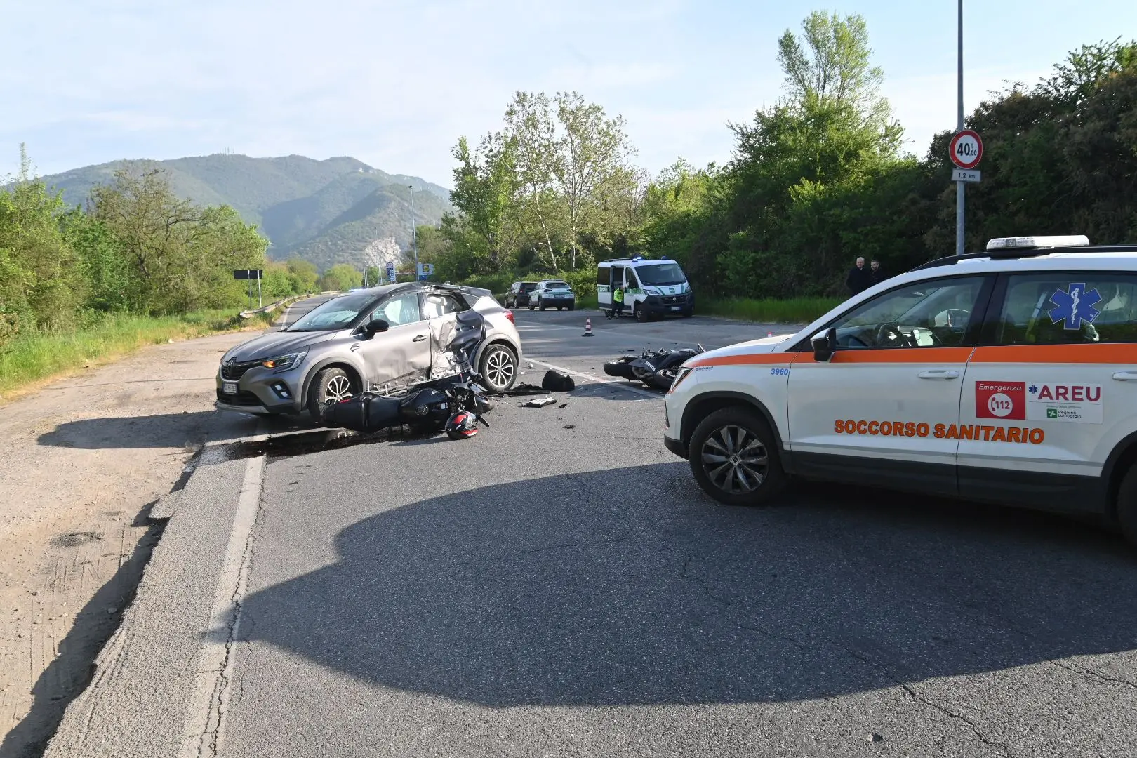 Il grave incidente in via Serenissima