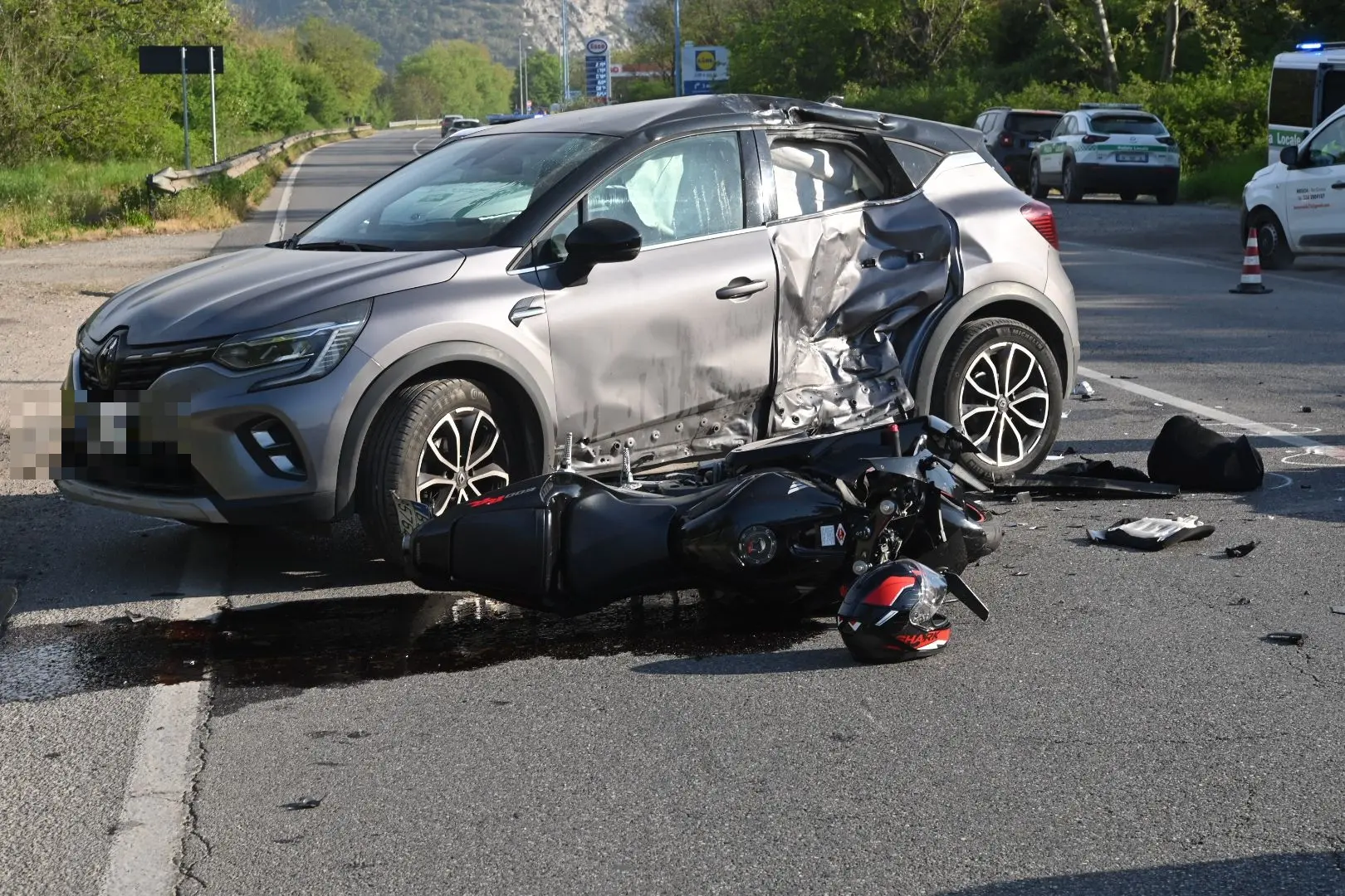 Il grave incidente in via Serenissima