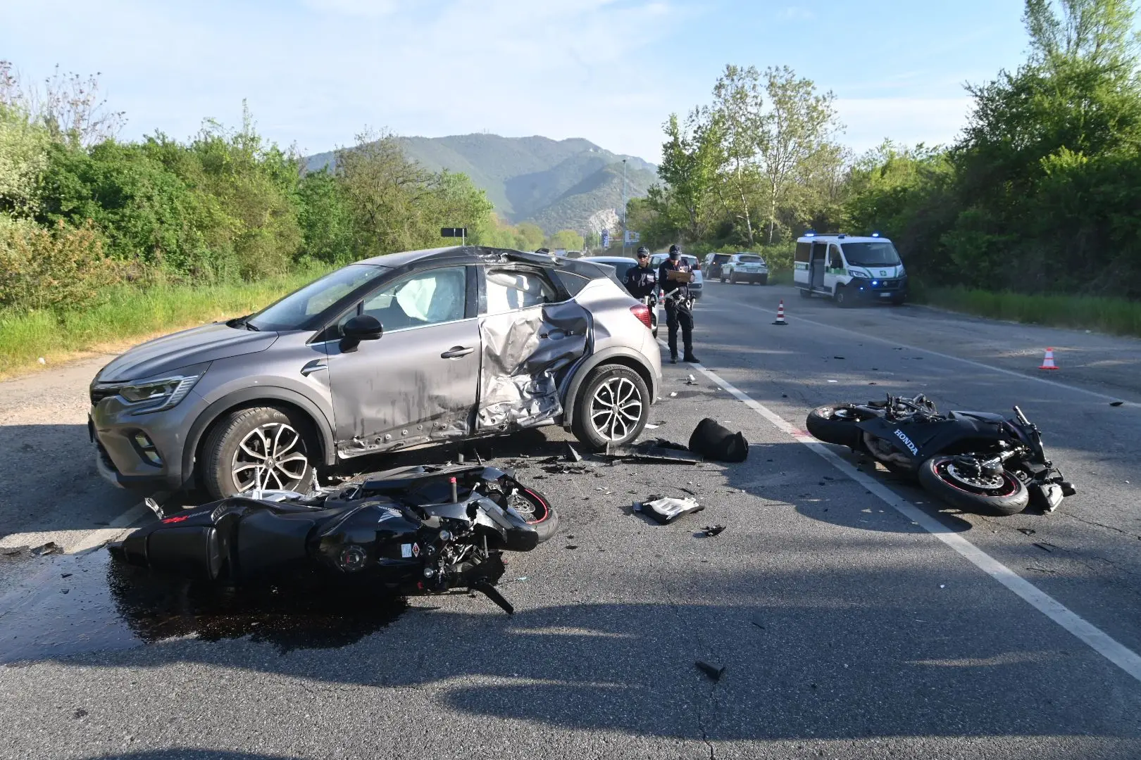 Il grave incidente in via Serenissima