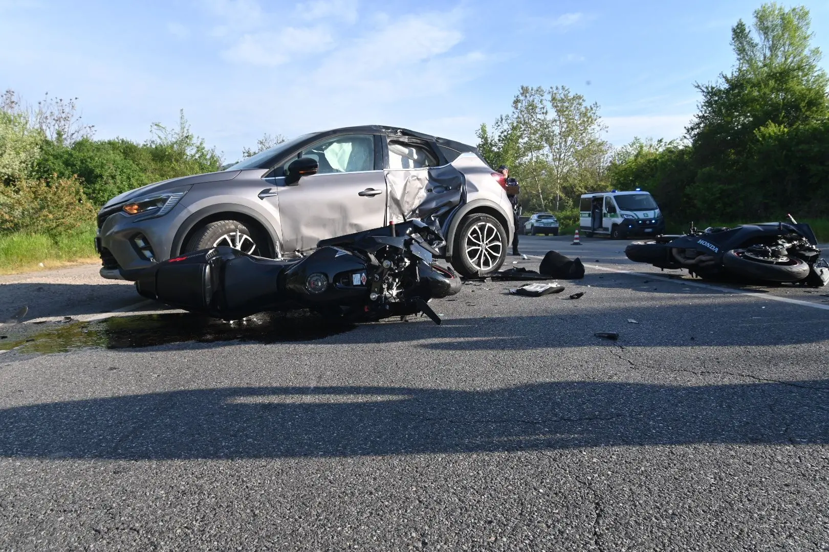 Il grave incidente in via Serenissima