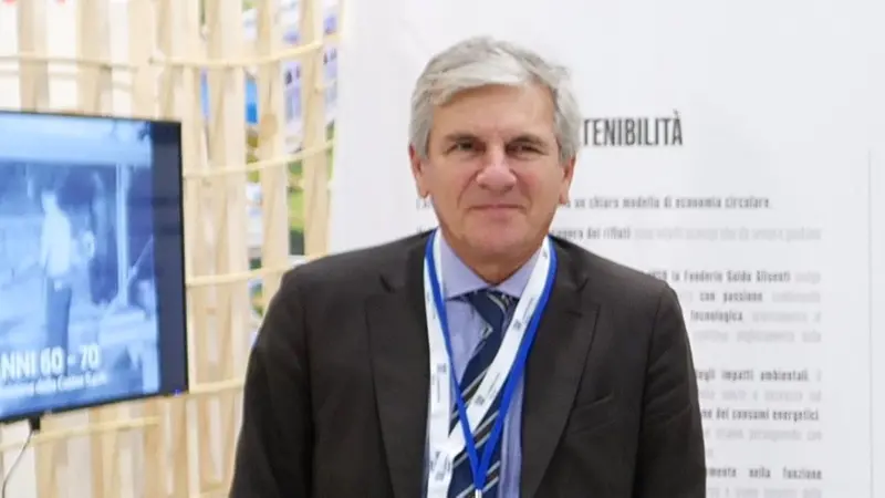 Il presidente di Fonderie Glisenti, Roberto Dalla Bona