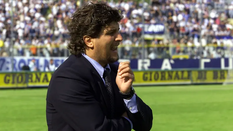 Baldini al Rigamonti in un Brescia-Ternana del maggio 1999 - Foto Reporter © www.giornaledibrescia.it