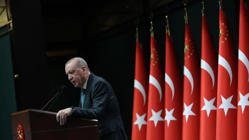 Il presidente turco Erdogan - Foto Ansa © www.giornaledibrescia.it