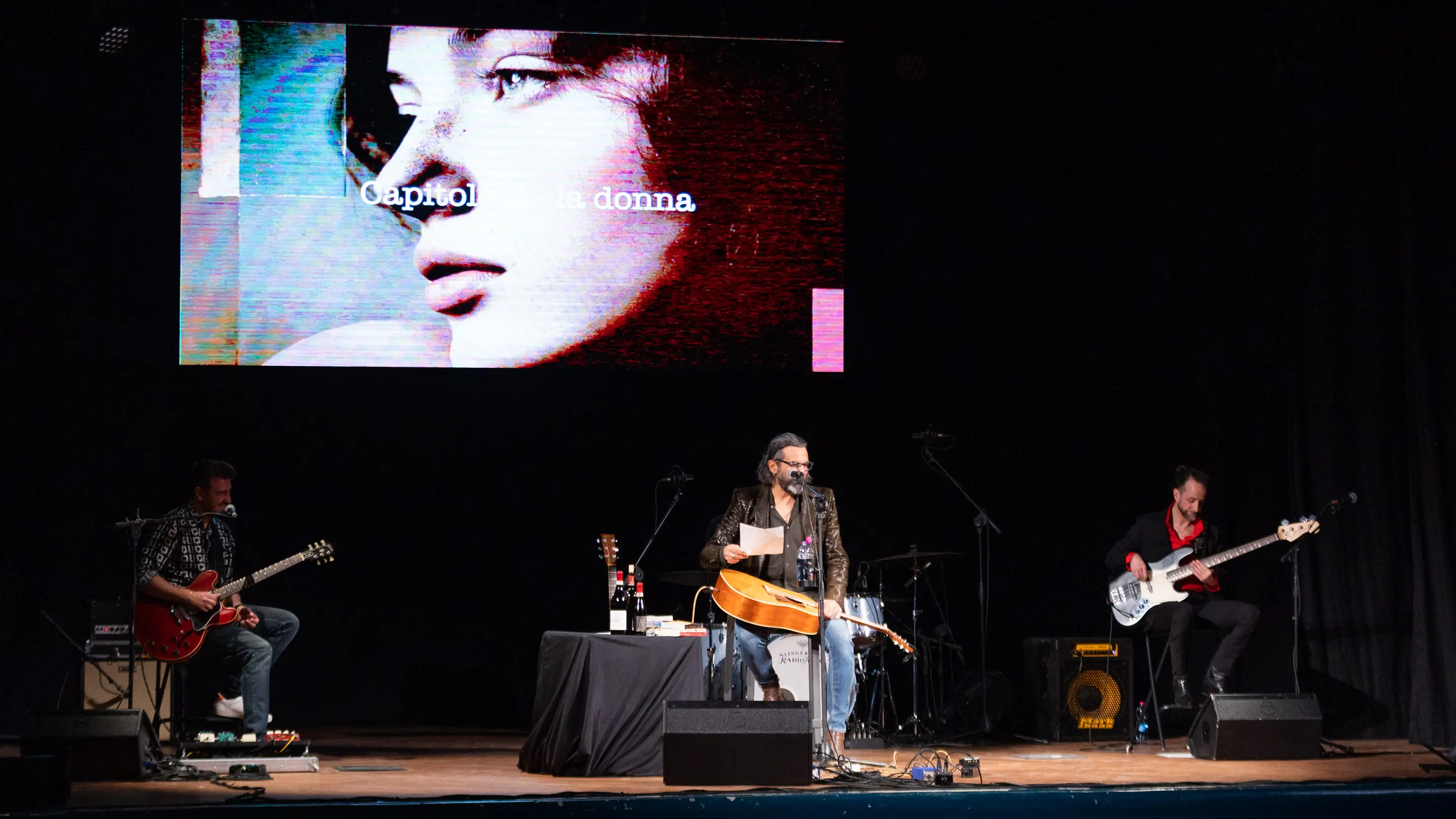 Omar Pedrini con «Canzoni sul saper vivere» a Rezzato