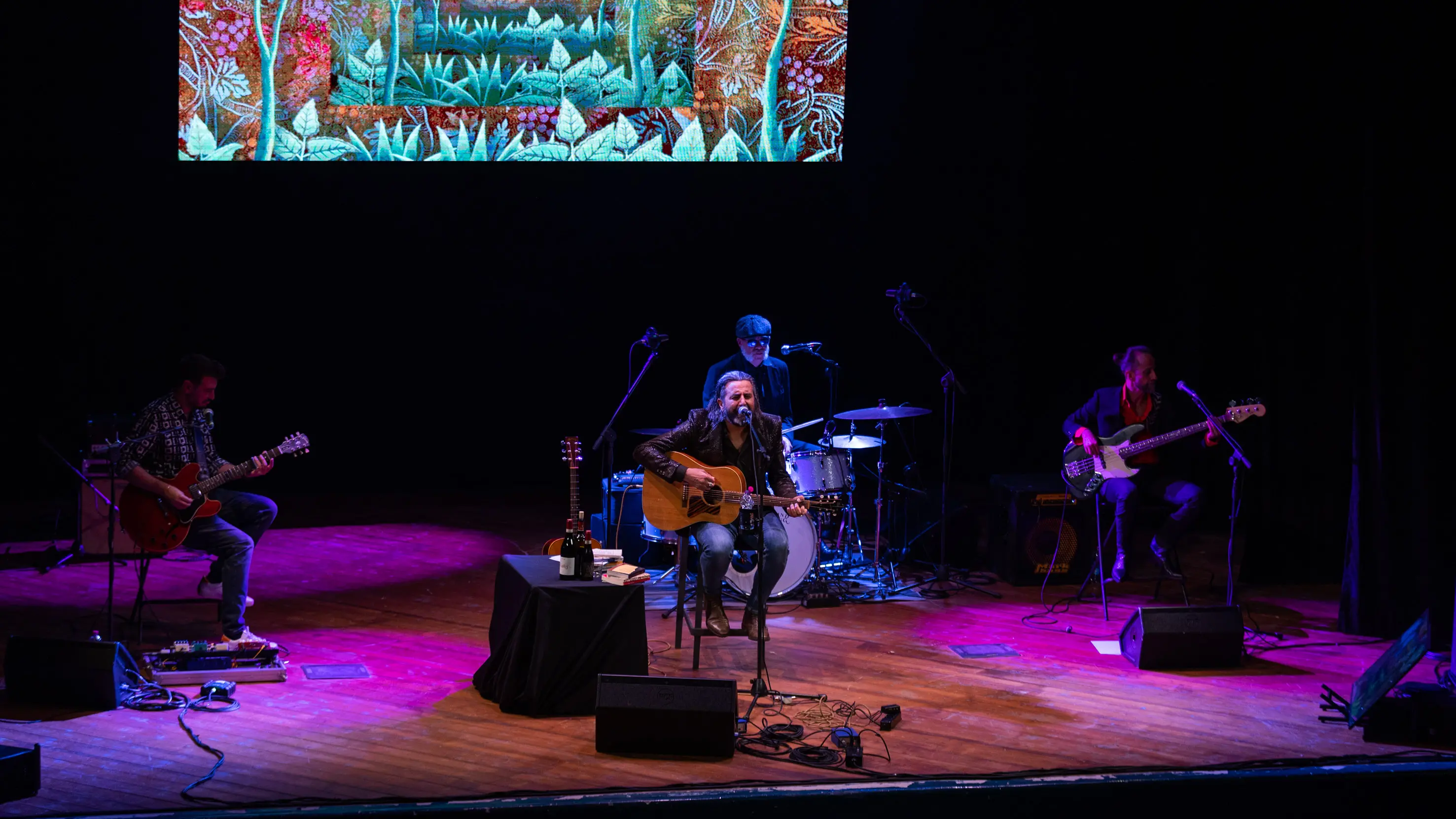 Omar Pedrini con «Canzoni sul saper vivere» a Rezzato