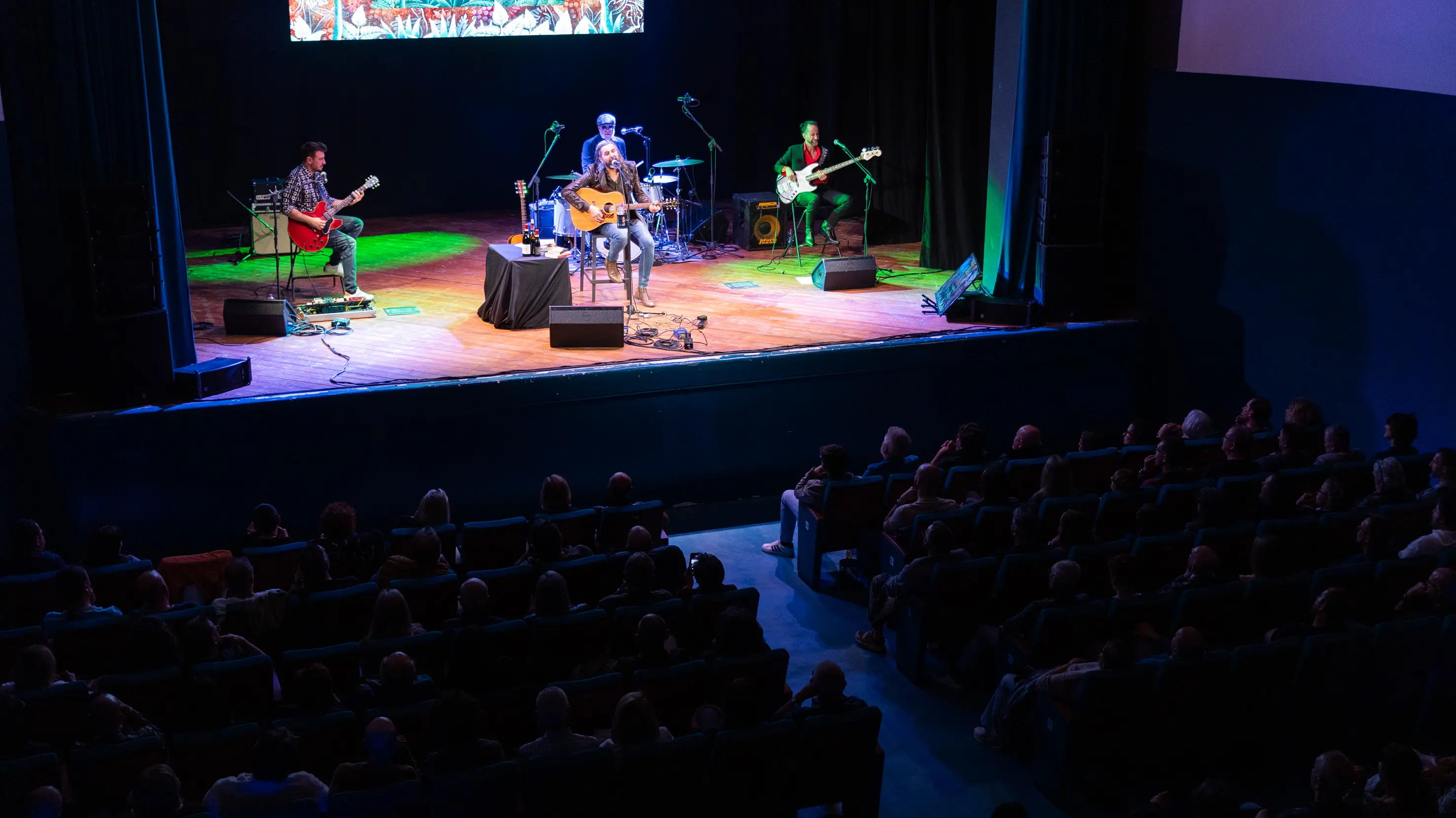 Omar Pedrini con «Canzoni sul saper vivere» a Rezzato