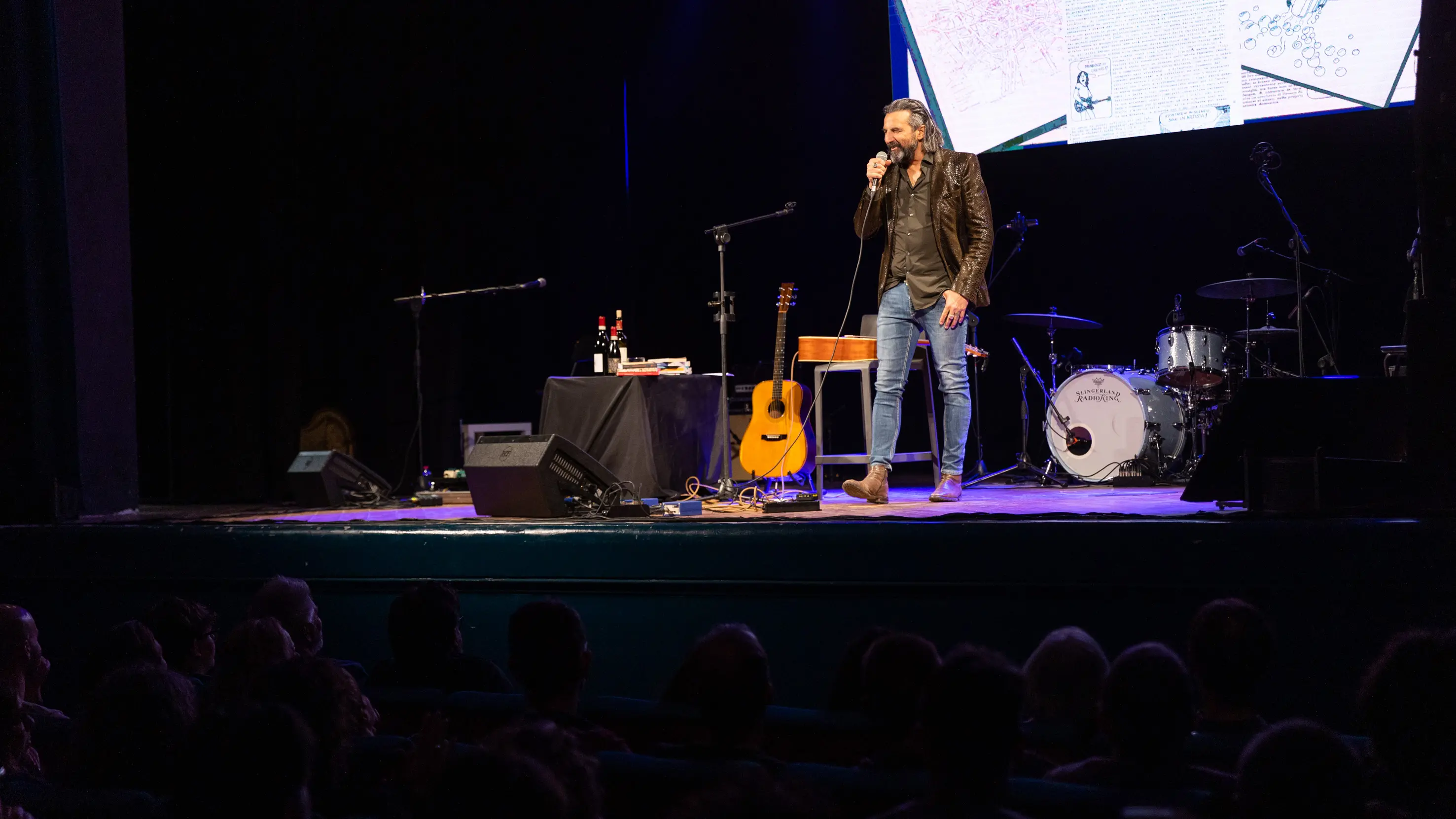 Omar Pedrini con «Canzoni sul saper vivere» a Rezzato