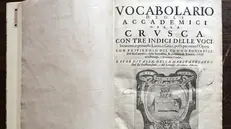Il primo Vocabolario degli accademici della Crusca