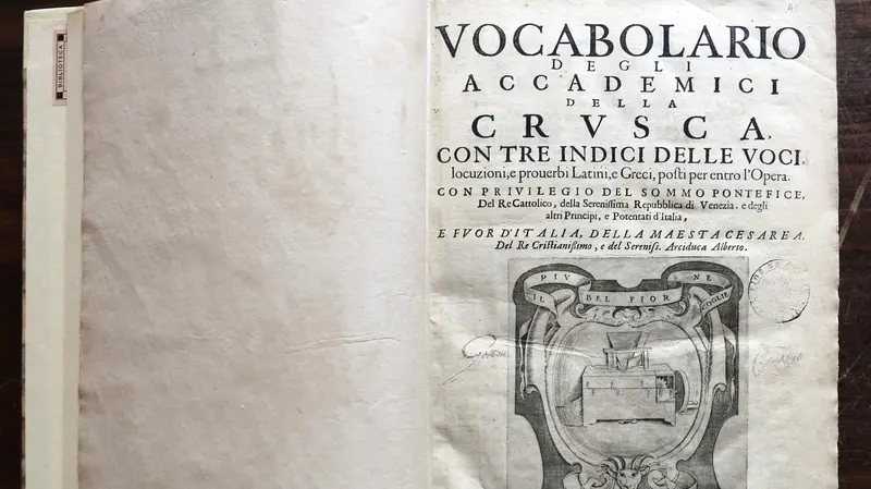 Il primo Vocabolario degli accademici della Crusca