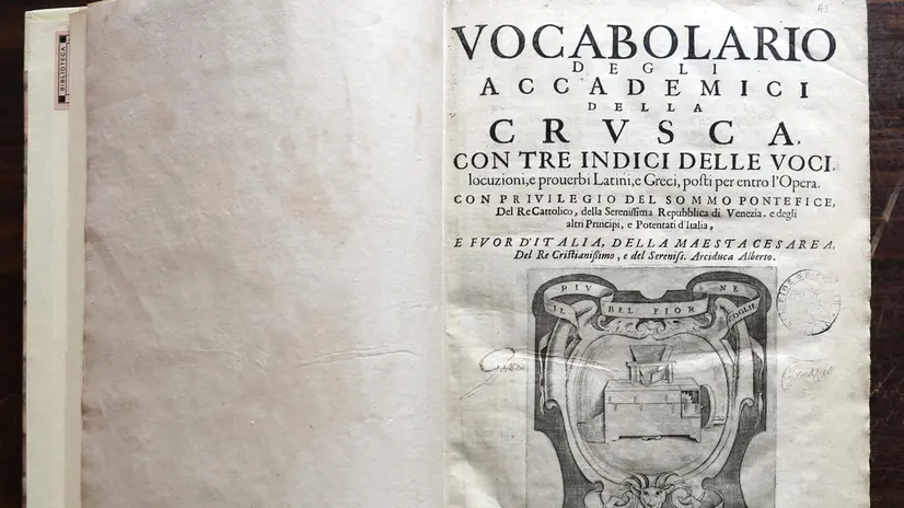 Il primo Vocabolario degli accademici della Crusca