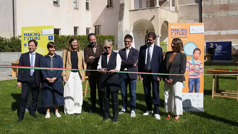 Il taglio del nastro dell'edizione 2026 © www.giornaledibrescia.it