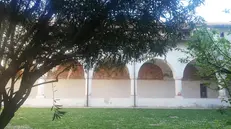 Il chiostro della chiesa di Santa Maria degli Angeli a Gavardo