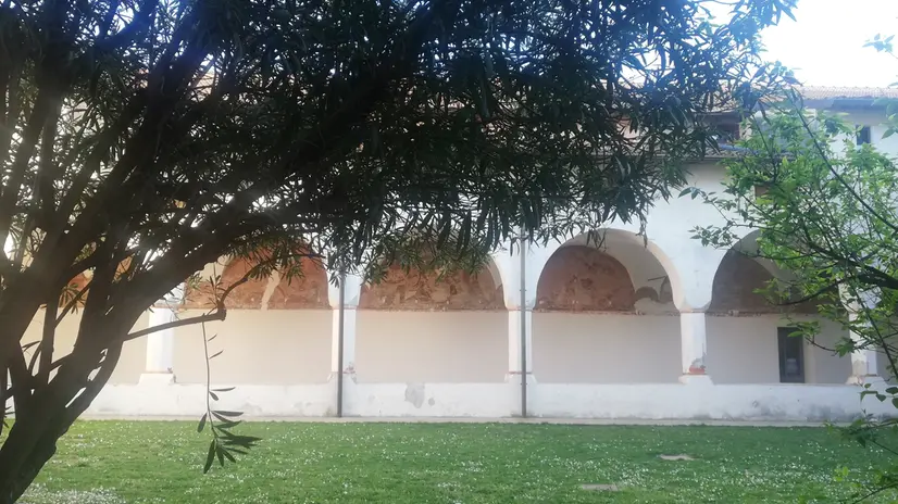 Il chiostro della chiesa di Santa Maria degli Angeli a Gavardo