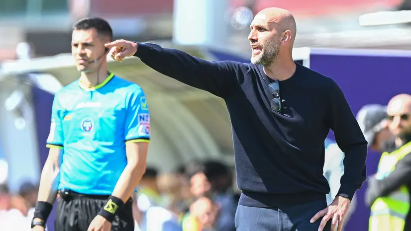 Emanuele Troise, tecnico dei rossoblù - Foto New Reporter Biasi © www.giornaledibrescia.it