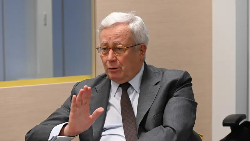 Giulio Tremonti in visita al Giornale di Brescia - © www.giornaledibrescia.it