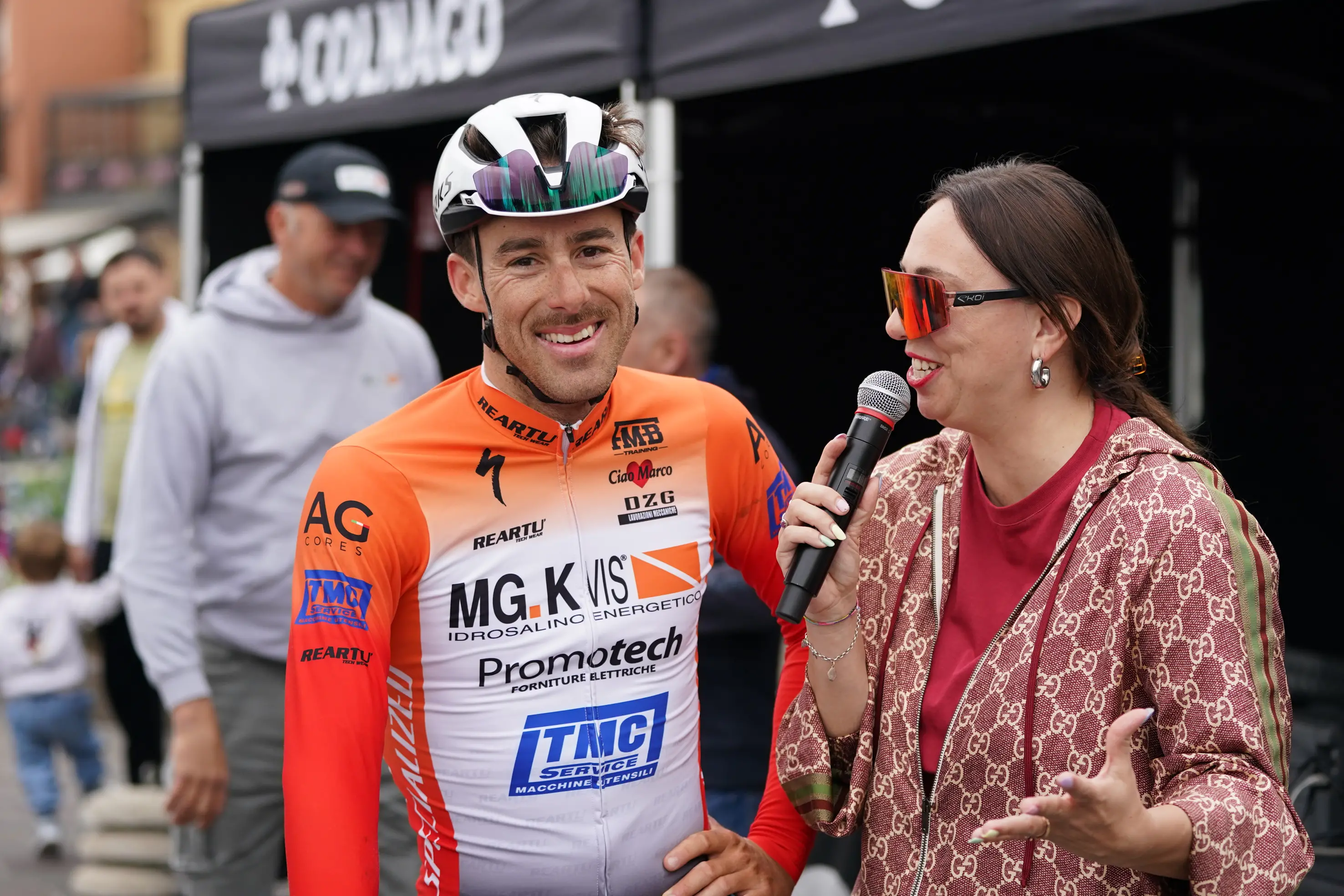 BRESCIA SPORT CICLISMO DESENZANO DEL GARDA COLNAGO CYCLING FESTIVAL 2026 GRANFONDO E MEDIOFONDO NELLA FOTO VINCITORE GRANFONDO 12-04-2026 perteghella@newreporter