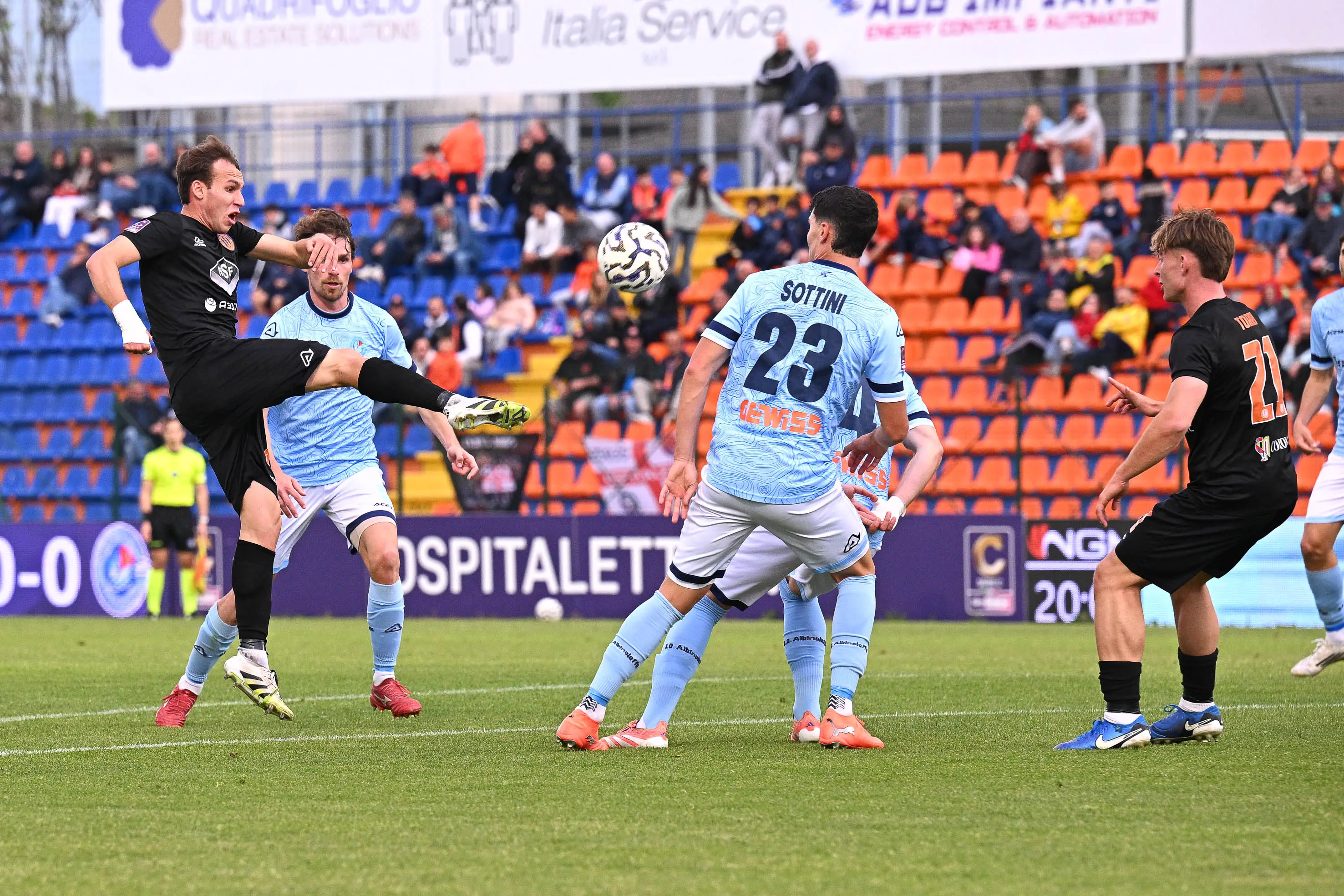 Serie C, gli scatti di Ospitaletto-AlbinoLeffe