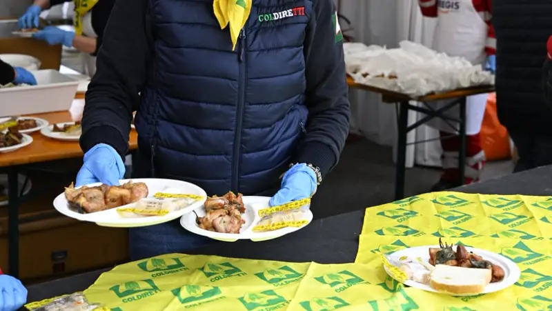 Lo spiedo organizzato da Coldiretti