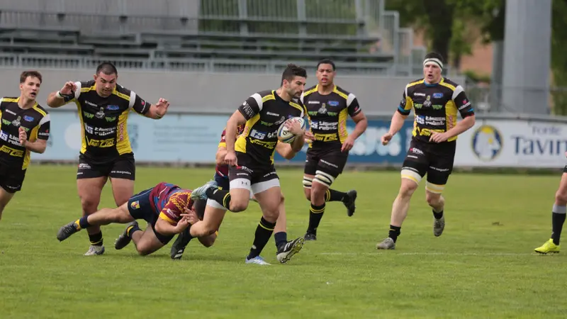 Un'azione del Calvisano - Foto Adalgiso Lancellotti