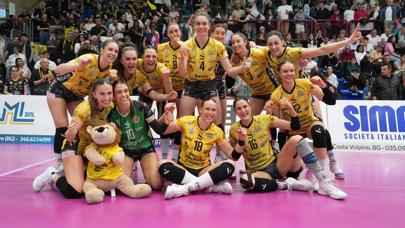 Grande soddisfazione in casa Valsabbina - Foto Lega Volley