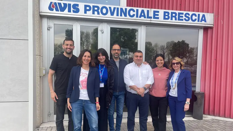 Il gruppo Avis - © www.giornaledibrescia.it