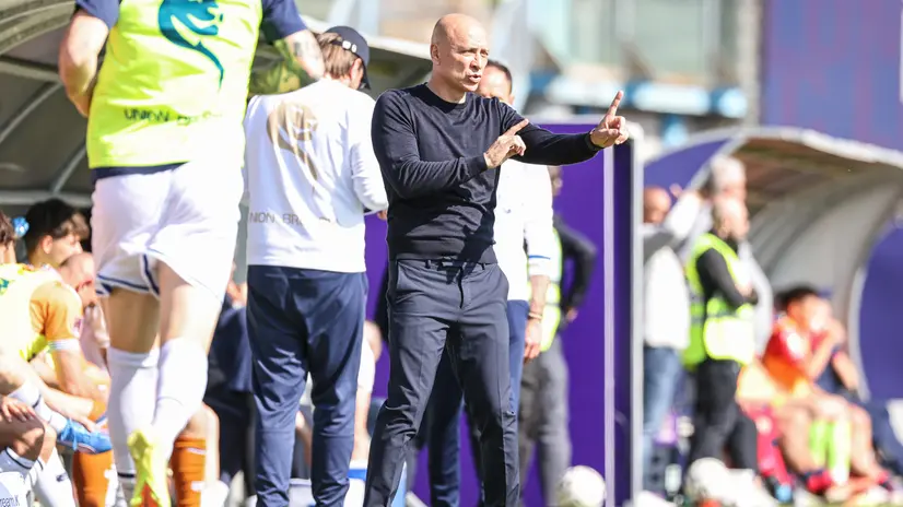 Eugenio Corini, tecnico dell'Union Brescia - Foto New Reporter Nicoli © www.giornaledibrescia.it