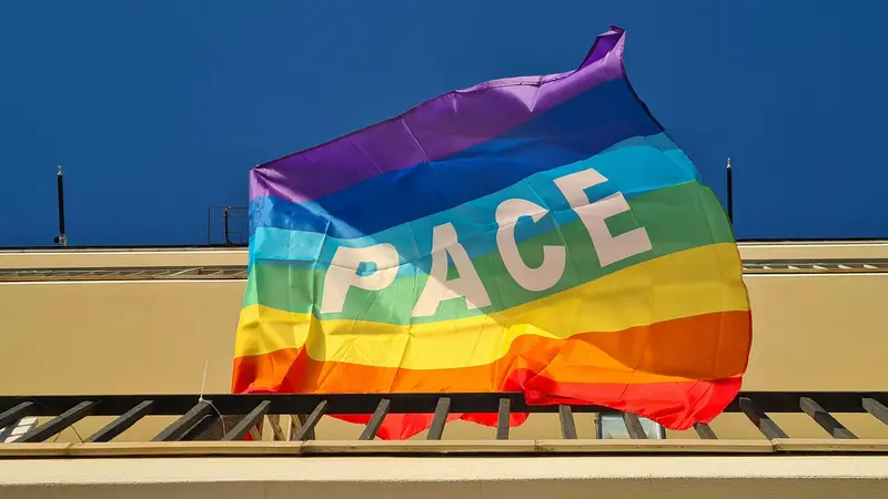 Una bandiera della pace