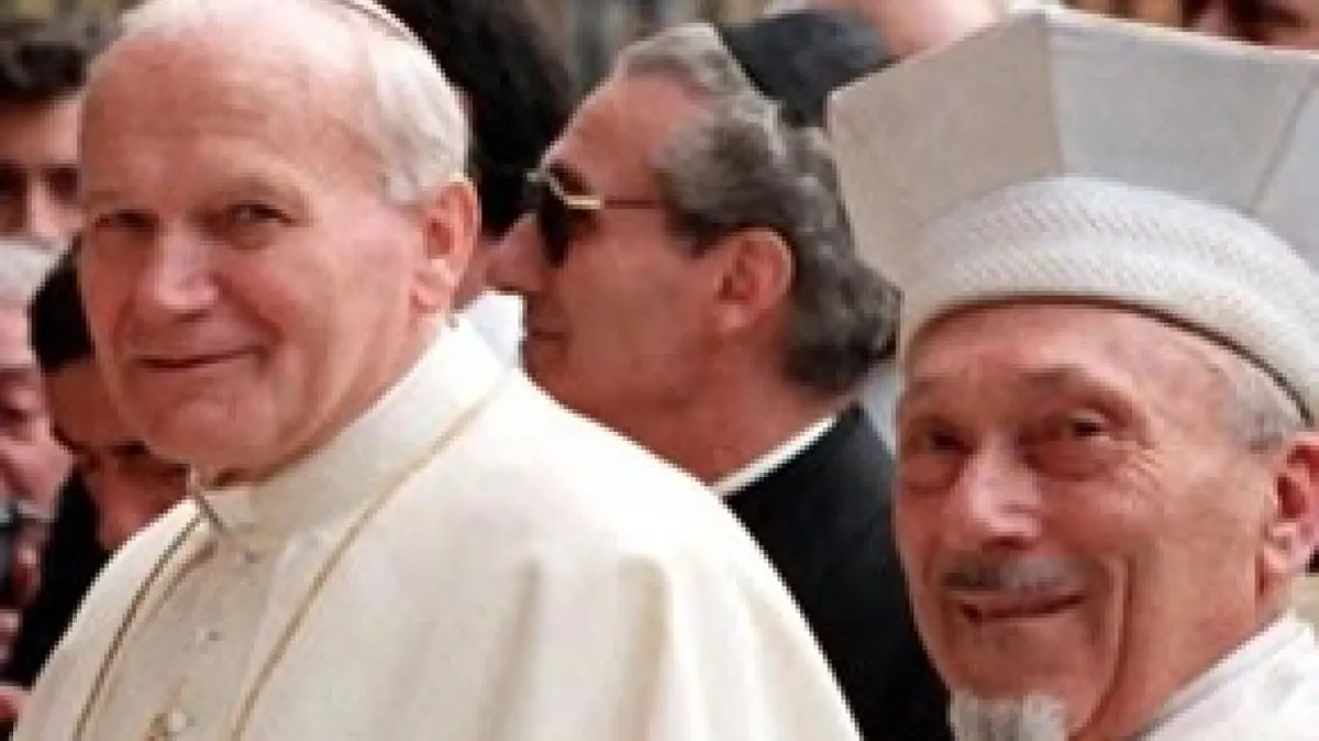 40 anni fa la visita di Giovanni Paolo II alla sinagoga di Roma ...
