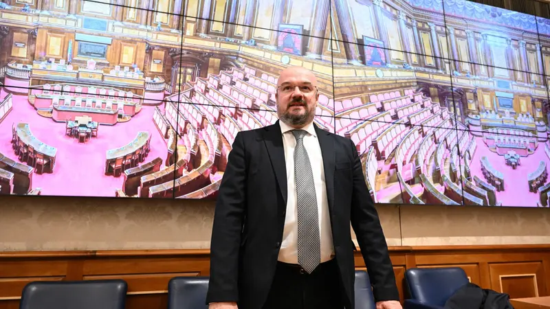 Il senatore Enrico Borghi, vicepresidente di Italia Viva - Foto Ansa © www.giornaledibrescia.it