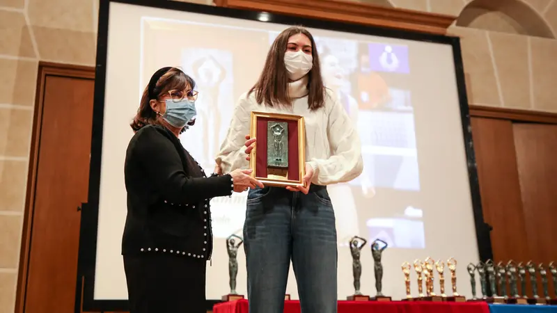 Gannar riceve l'Oscar dello sportivo nel 2021 - Foto New Reporter © www.giornaledibrescia.it