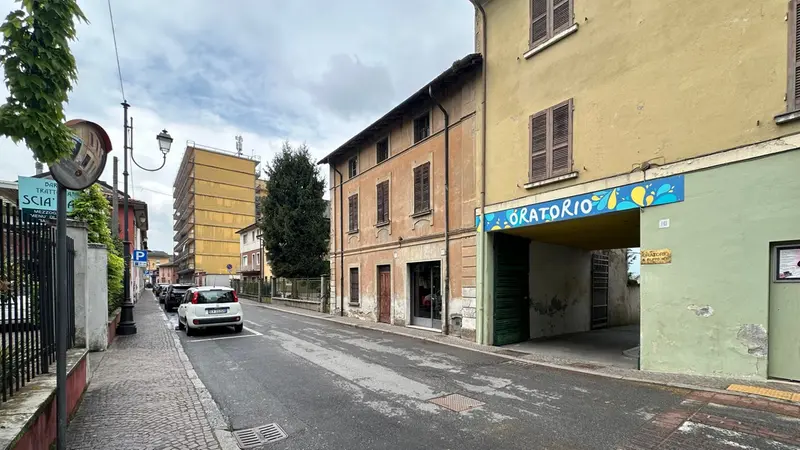 Manerbio, la zona intorno all'oratorio