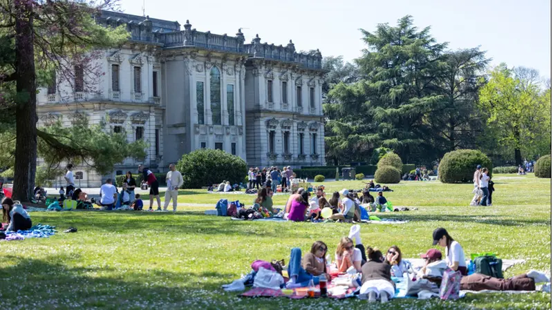 Il parco di Villa Mazzotti a Chiari
