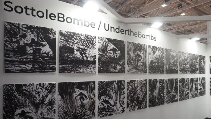 Le tavole di «Sottolebombe» alla Fiera del libro per ragazzi - © www.giornaledibrescia.it