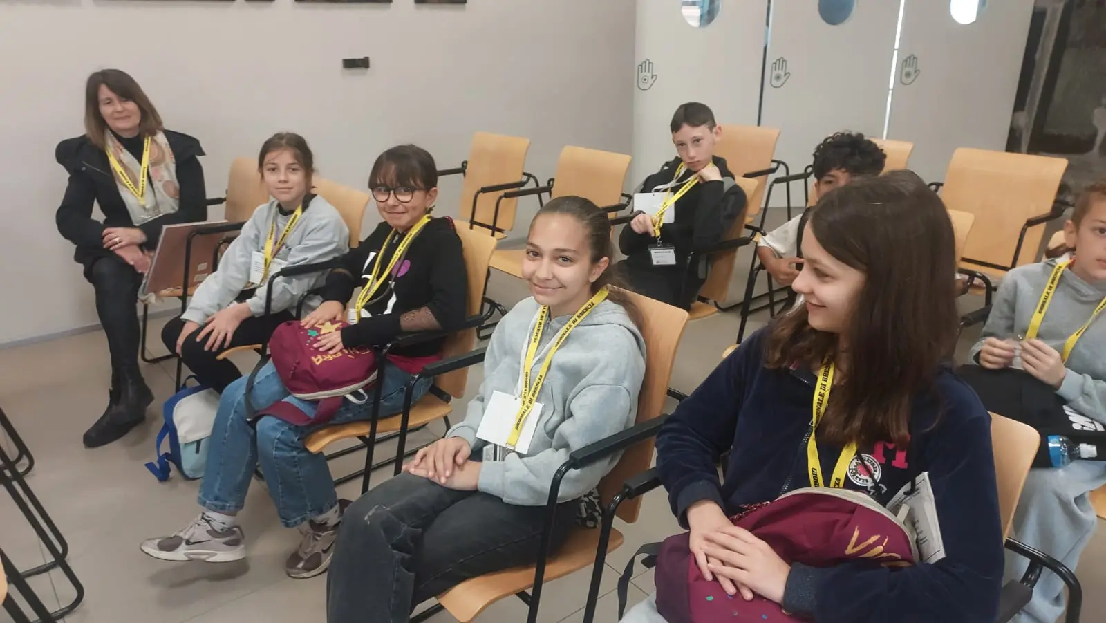 Le classi 5A e 5B della scuola Melzi di Brescia in visita al GdB