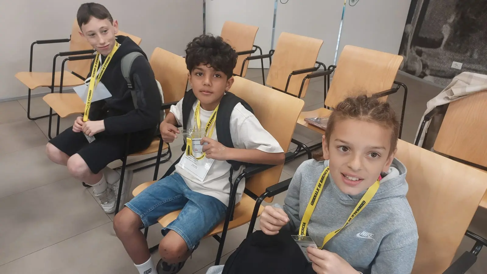 Le classi 5A e 5B della scuola Melzi di Brescia in visita al GdB