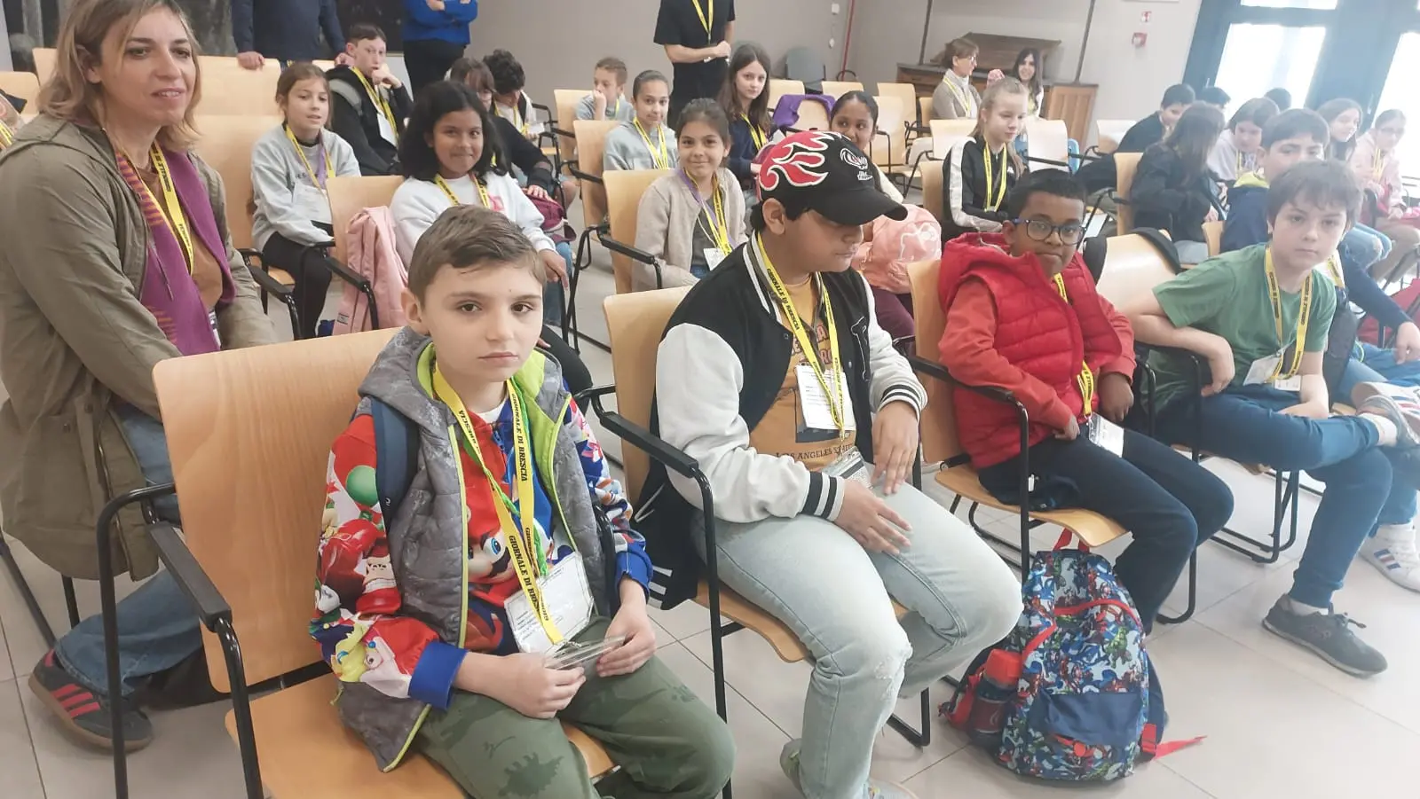 Le classi 5A e 5B della scuola Melzi di Brescia in visita al GdB