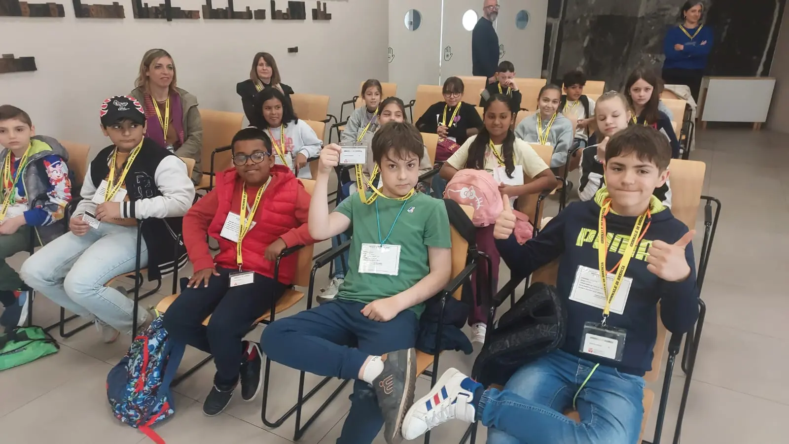 Le classi 5A e 5B della scuola Melzi di Brescia in visita al GdB