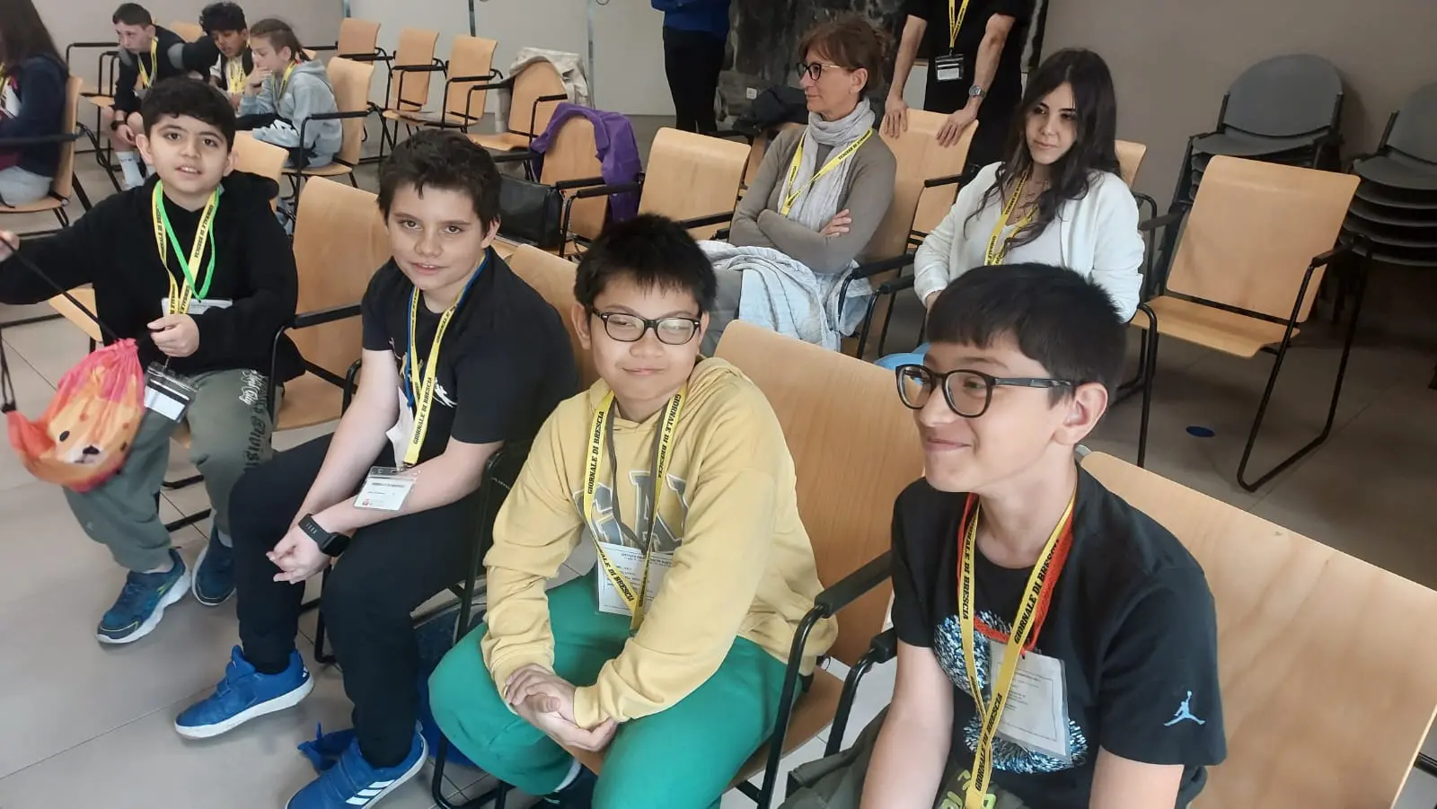 Le classi 5A e 5B della scuola Melzi di Brescia in visita al GdB