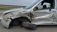 Le immagini dell'incidente a Montichiari