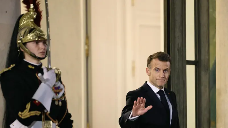 Il presidente francese Emmanuel Macron all'Eliseo Foto Afp © www.giornaledibrescia.it