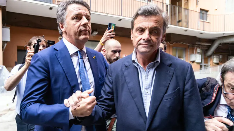 Matteo Renzi e Carlo Calenda - Foto Ansa © www.giornaledibrescia.it