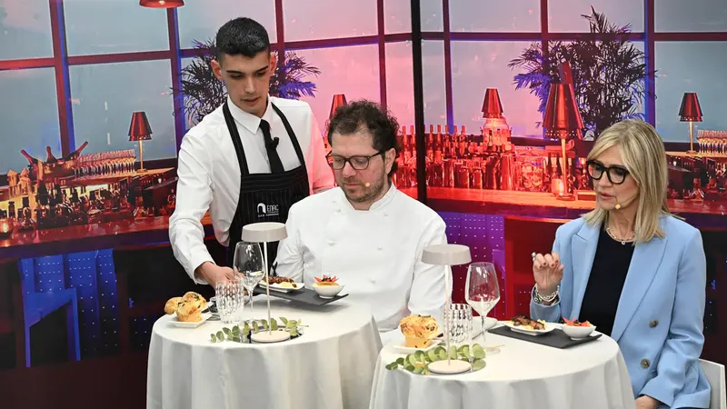 Un momento dell'ottava puntata di Chef per una notte «school edition» - Foto New Reporter Favretto © www.giornaledibrescia.it