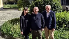 Il sindaco Romagnoli fra Del Medico e Recalcati