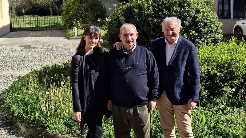 Il sindaco Romagnoli fra Del Medico e Recalcati