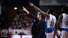 Matteo Cotelli al Taliercio di Venezia, nel match contro la Reyer - © Foto Checchi/Ciamillo-Castoria