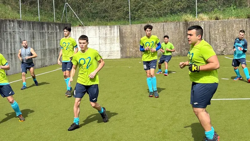 Un allenamento della squadra