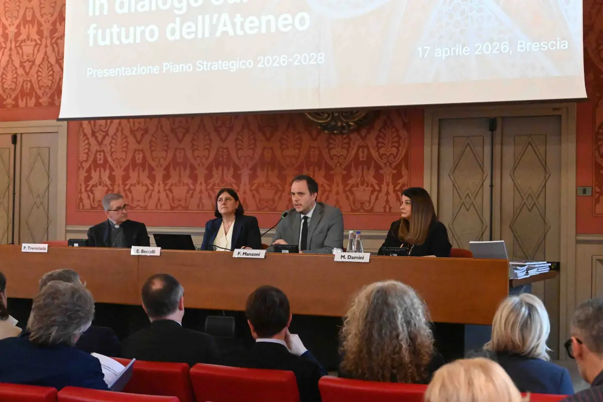 CRONACA BRESCIA UNIVERSITA' CATTOLICA RETTORE BECCALLI PRESENTA PIANO STRATEGICO DI ATENEO PER CARINI 17-04-2026 MARCO ORTOGNI NEW EDEN GROUP