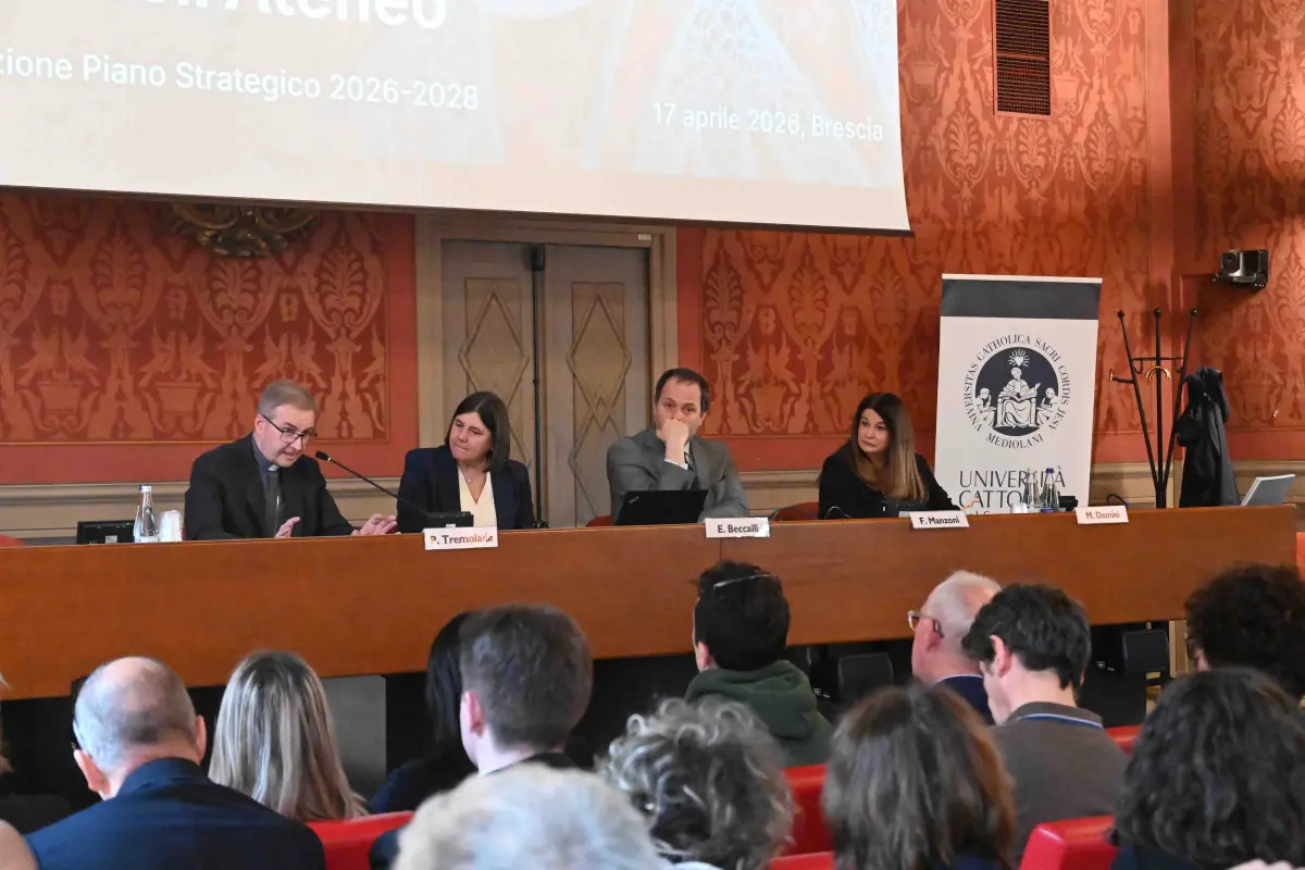 CRONACA BRESCIA UNIVERSITA' CATTOLICA RETTORE BECCALLI PRESENTA PIANO STRATEGICO DI ATENEO PER CARINI 17-04-2026 MARCO ORTOGNI NEW EDEN GROUP